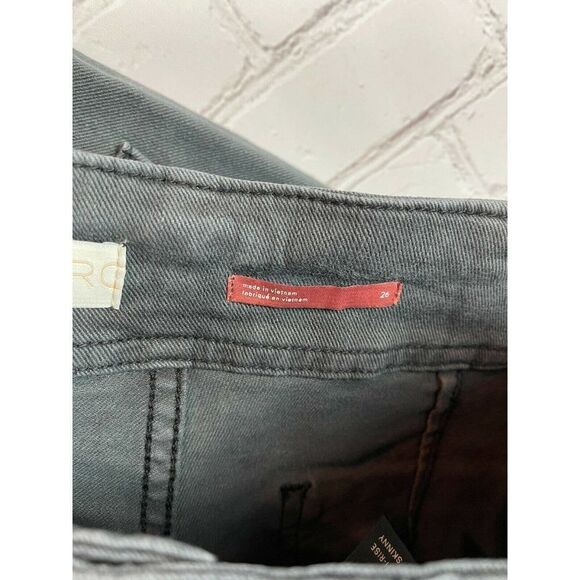 PILCRO ANTHROPOLOGIE High-Rise Darted Skinny Jeans stretch gray size 26 - Picture 9 of 10